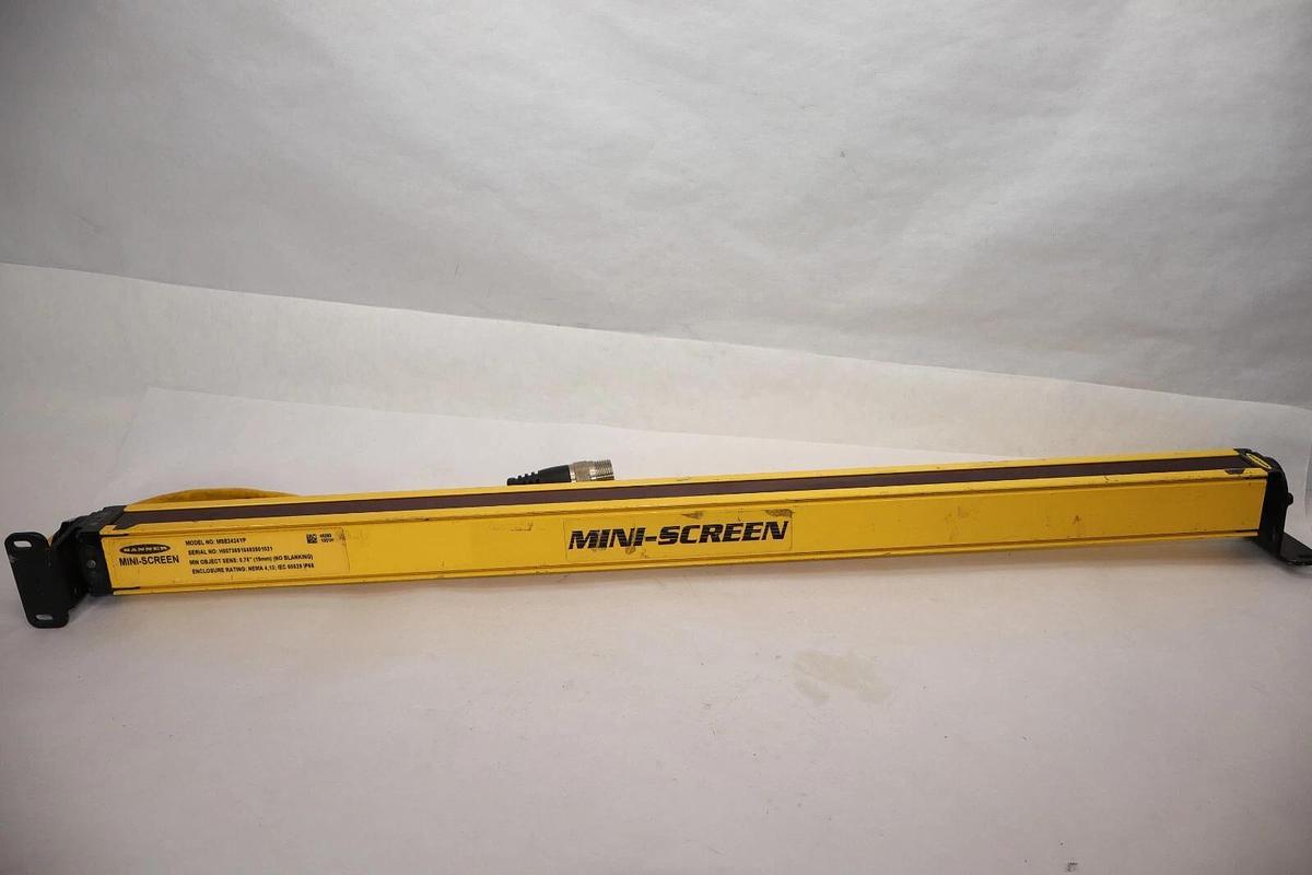 Used BANNER MSE2424YP Mini-Screen Light Curtain Emitter