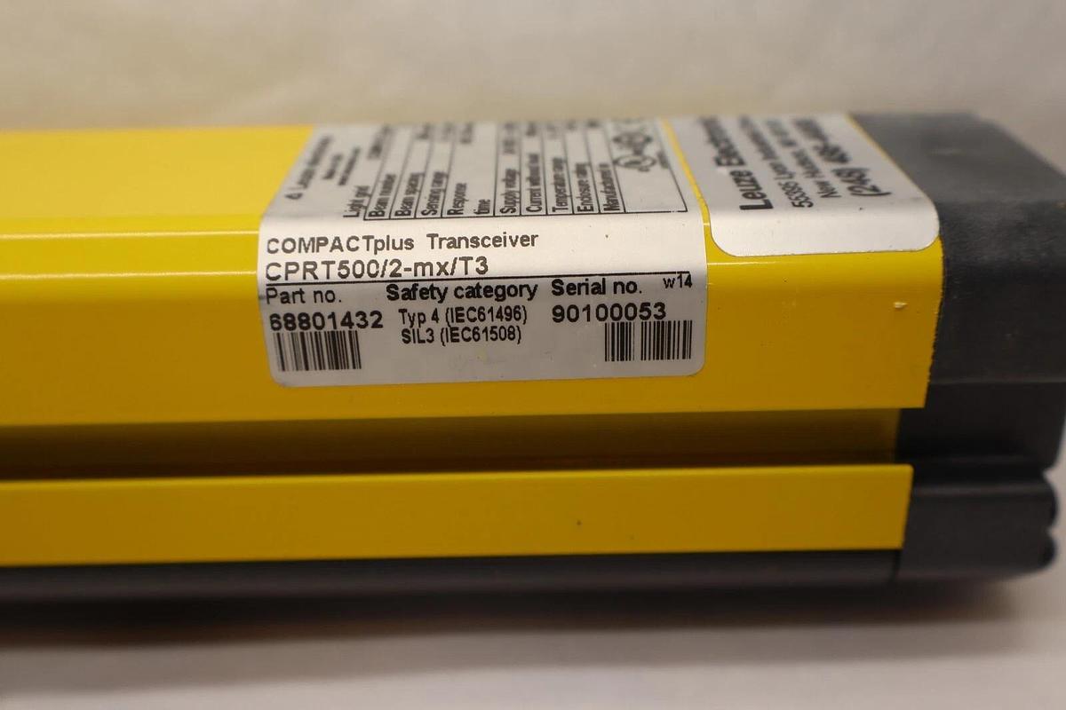 LEUZE COMPACTplus Transceiver Light Curtain CPRT500/2-mx/T3 68801432 (NEW)