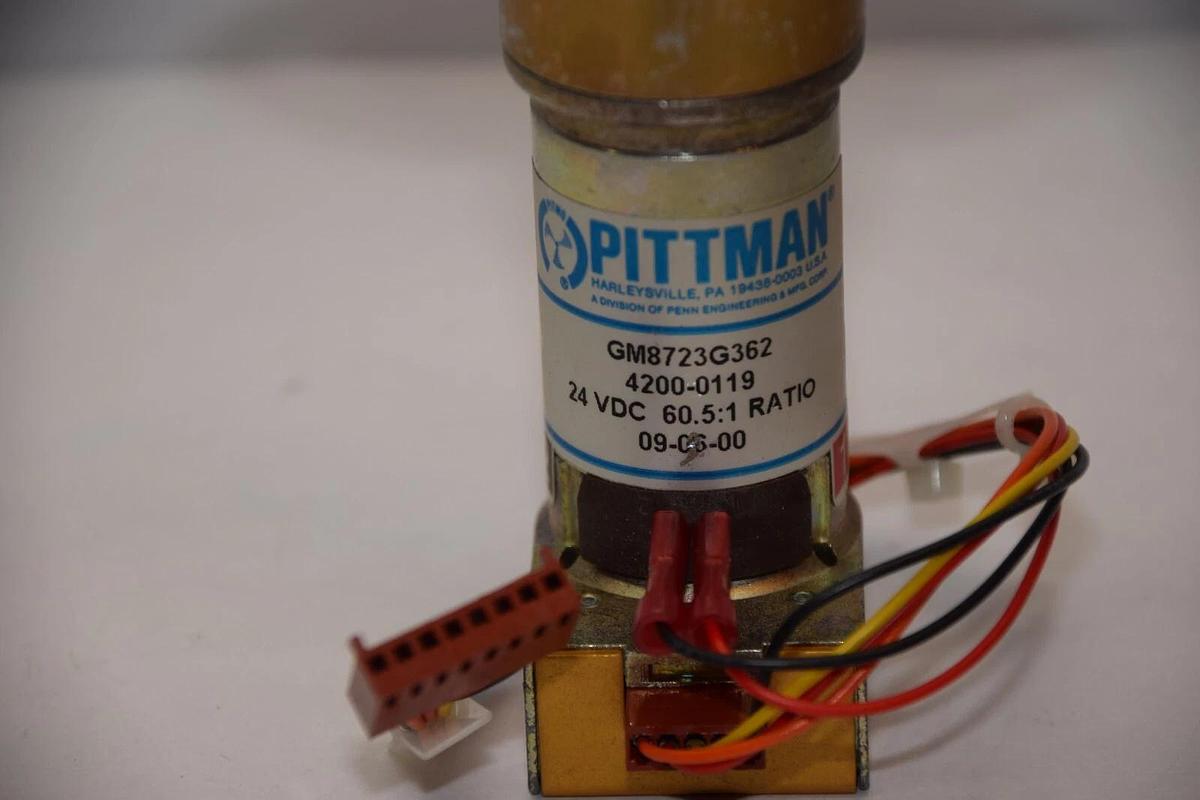 Used PITTMAN GM8723G362 , 4200-0119 24Vdc 60.5:1 Ratio Motor