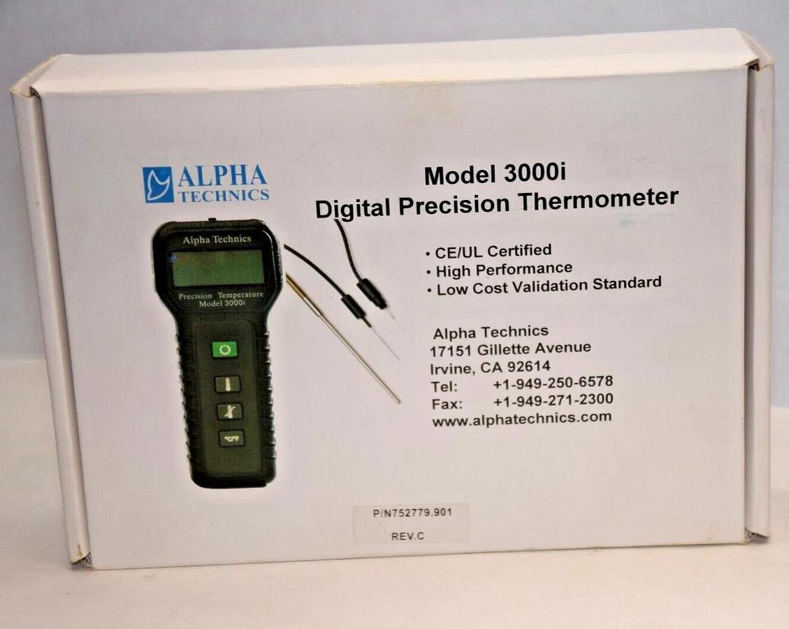 Alpha Technics 3000i Digital Precision Thermometer 752779.901  (NEW)