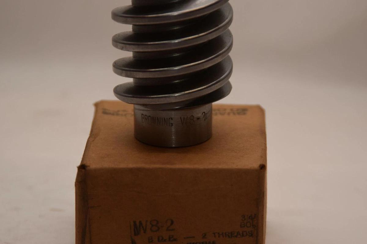 (NEW) BROWNING W8-2 W82 3/4" Bore 2 Threads Worm Gear