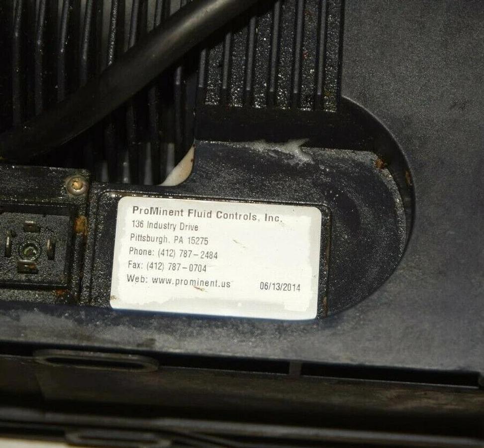 Used PROMINENT Metering Pump FLUID CONTROLS GALA0708PVT260UD413100 0-80 Gamma/L