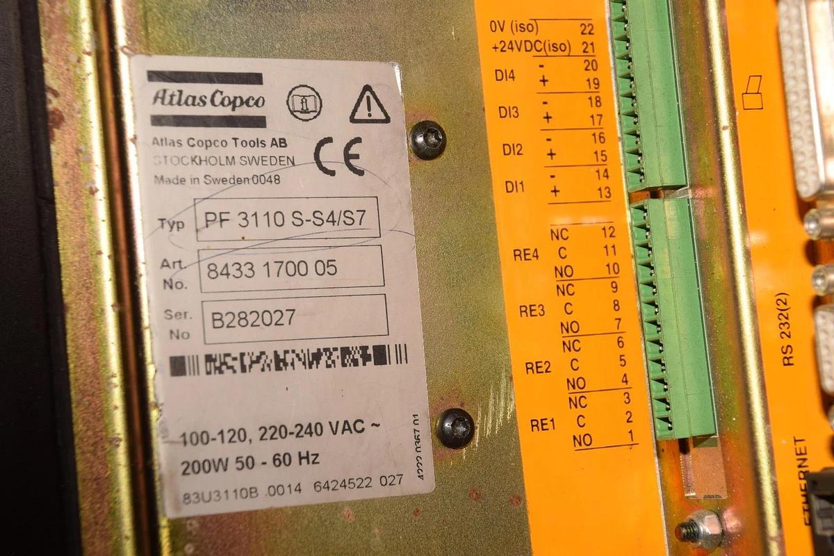 Used ATLAS COPCO Controller 8433 1700 05 PF 3110S-S4/S7 8433170005