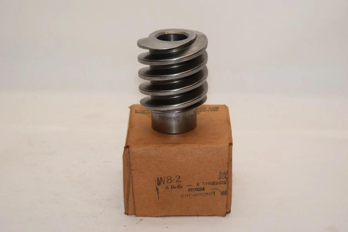 (NEW) BROWNING W8-2 W82 3/4" Bore 2 Threads Worm Gear