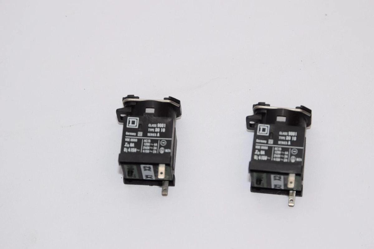 (NEW - Lot of 2) SQUARE D 9001 D0 10 Series A Contact Block