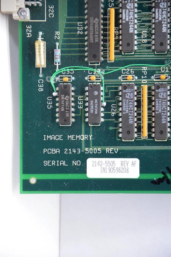 Used ADAC LABS 2143-5005 21435005 Rev W Image Memory PCBA Circuit Board Card