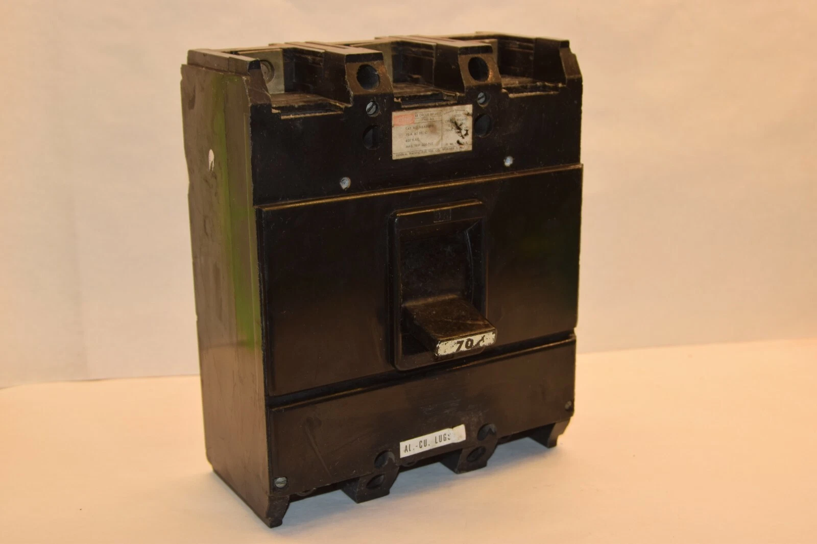 Used FPE NJL631070 Circuit Breaker 70 A Amp 70A 3 Pole 600v