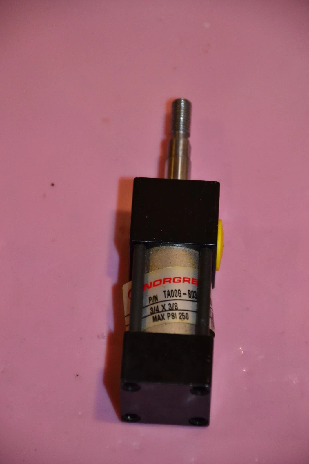 NORGREN PNEUMATIC CYLINDER TA00G-B03-AAA00 3/4 X 3/8 250 PSI NEW