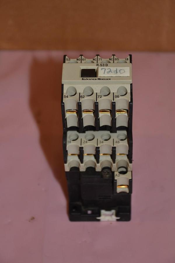 Used KLOCKNER MOELLER RELAY DIL R 53 D DIL-R53D DIL535D 4 POLE COIL 115V 115 V
