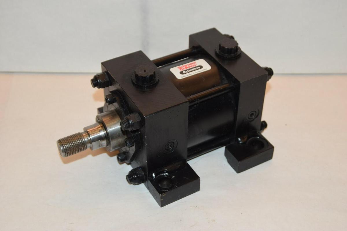 (NEW) SCHRADER BELLOWS FAD110821 250psi 1.0" Stroke Pneumatic Cylinder