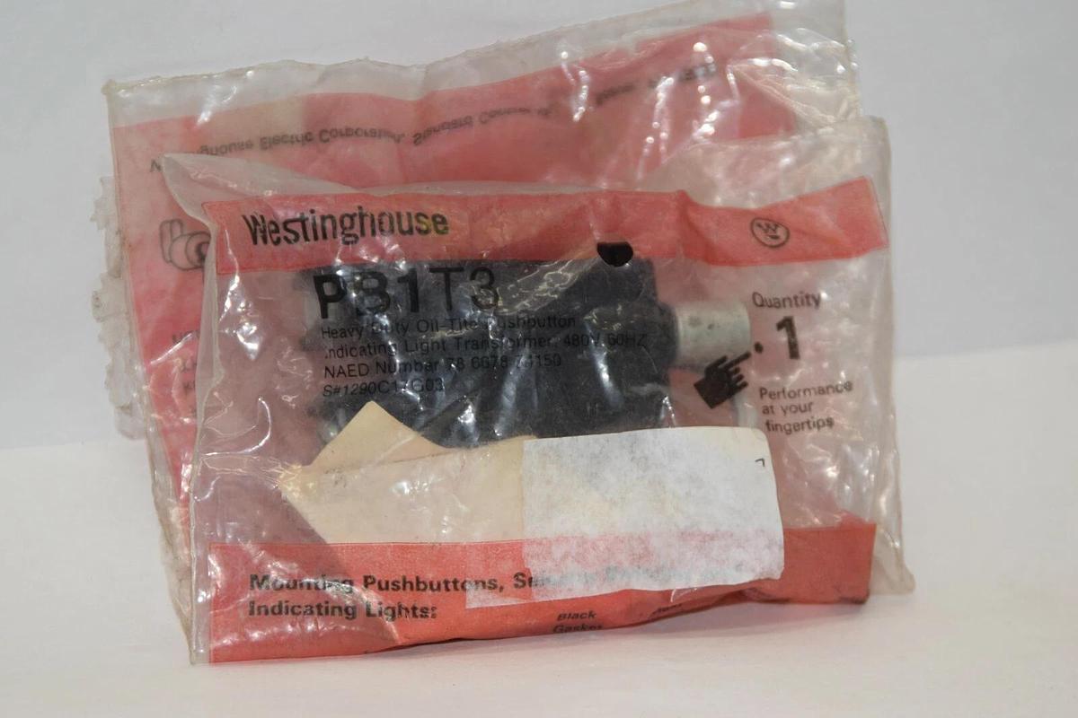 (NEW) WESTINGHOUSE PB1T3 Heavy Duty Oil-Tite Pushbutton