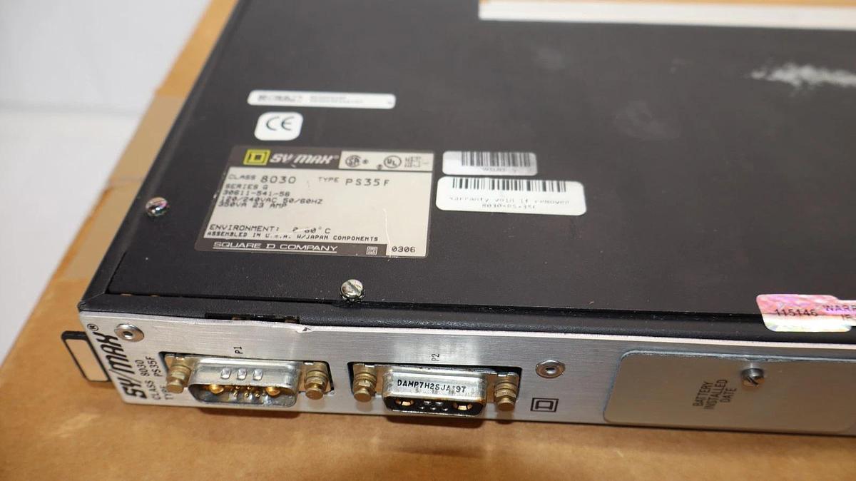 Refurbished Square D SY/MAX Power Supply Incoming 8030 PS35F 8030-PS35F Series G (Refurb)