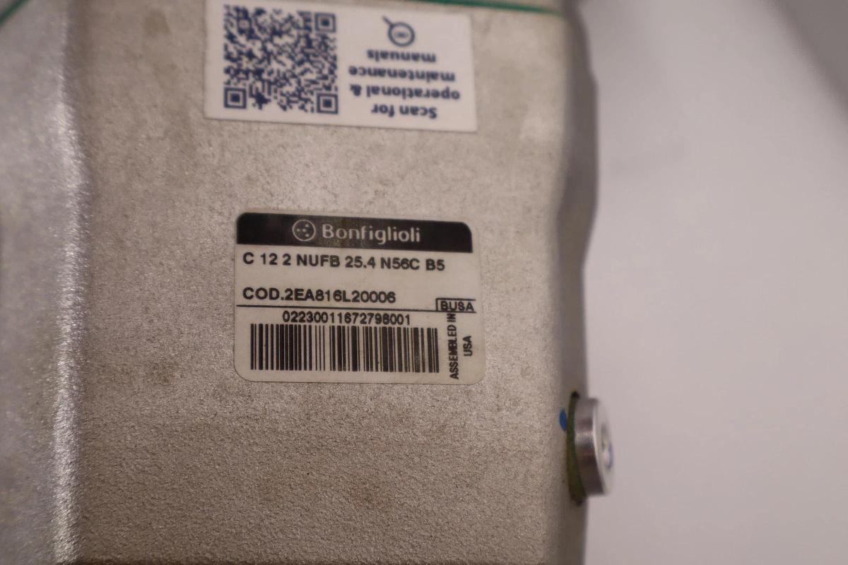 Bonfiglioli Gearbox Gear Box C 12 2 NUFB 25.4 N56C B5 COD.2EA816L20006  *NOS*
