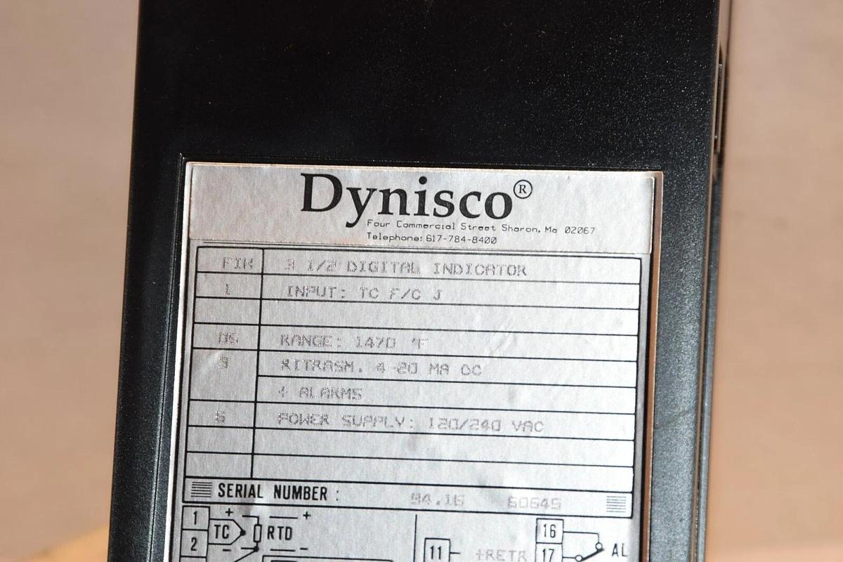 NEW DYNISCO FIH 310.536.DYN FIH310.536.DYN 120/24VAC DIGITAL INDICATOR