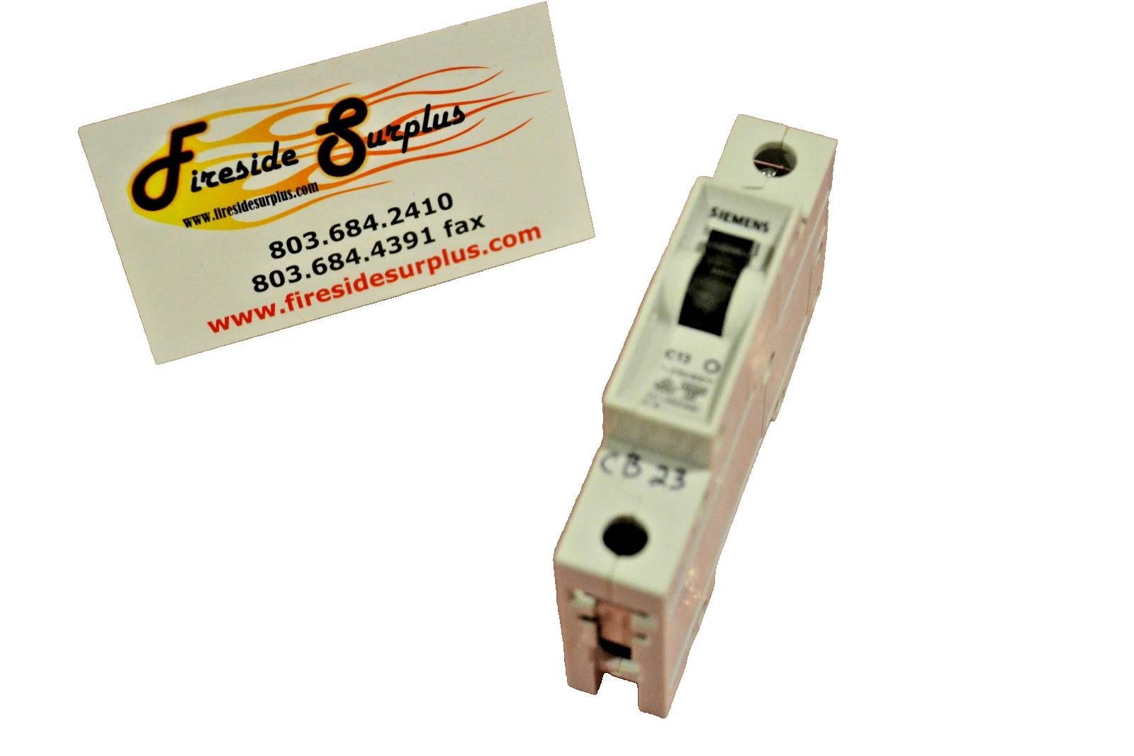 Used SIEMENS 1p CIRCUIT BREAKER 5 SX21 5SX21 C13 5SX21-C13 230/400V 1 pole