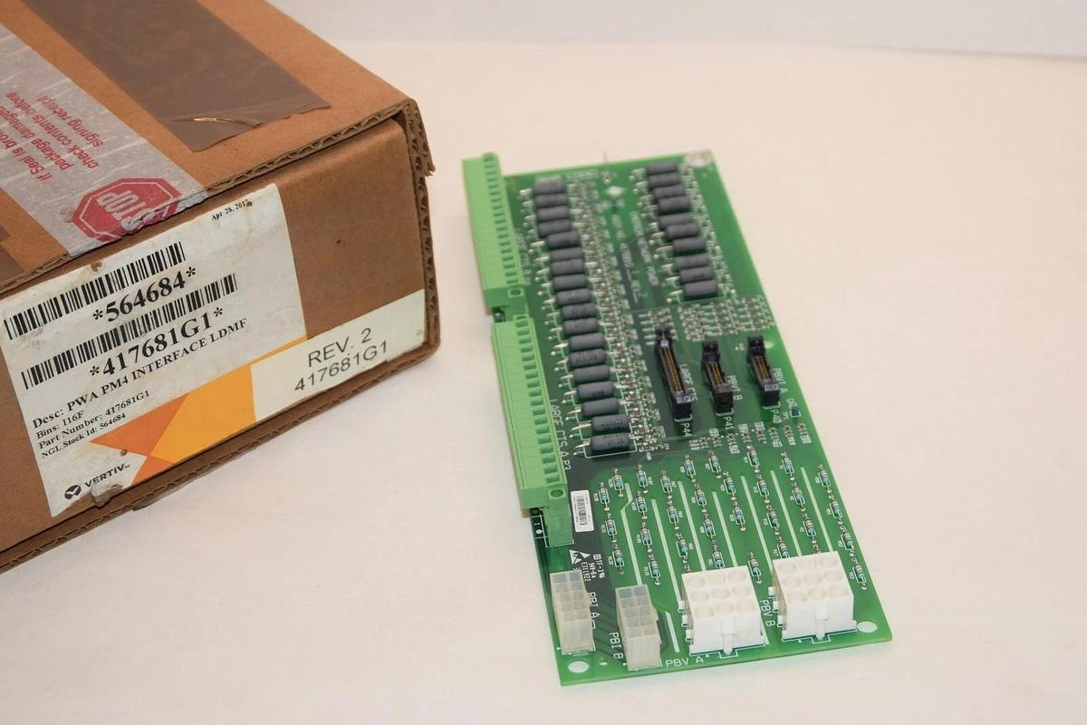 (NEW) EMERSON / VERTIV 417681G1 Rev 2 Network Power Board