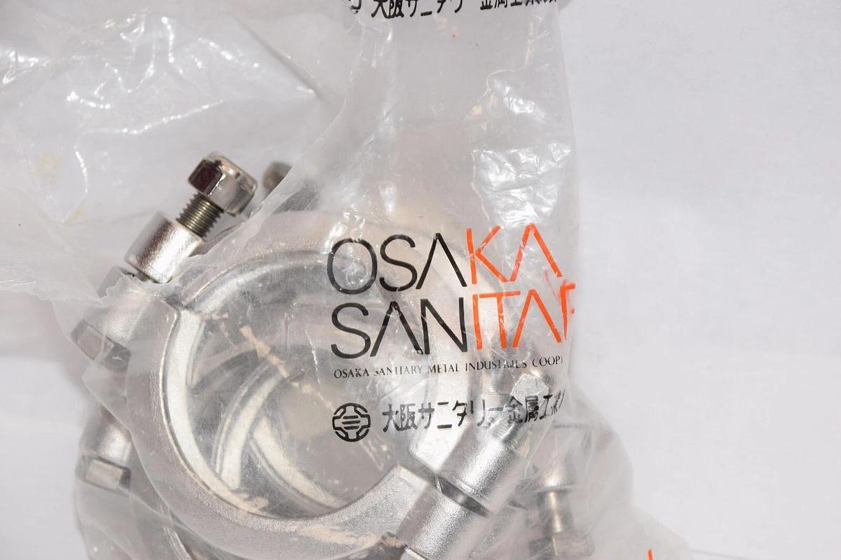 Lot of 4 OSAKA SANITARY SH-00 CP2D SCS13 2" Stainless Sanitary Clamp Fitting NEW