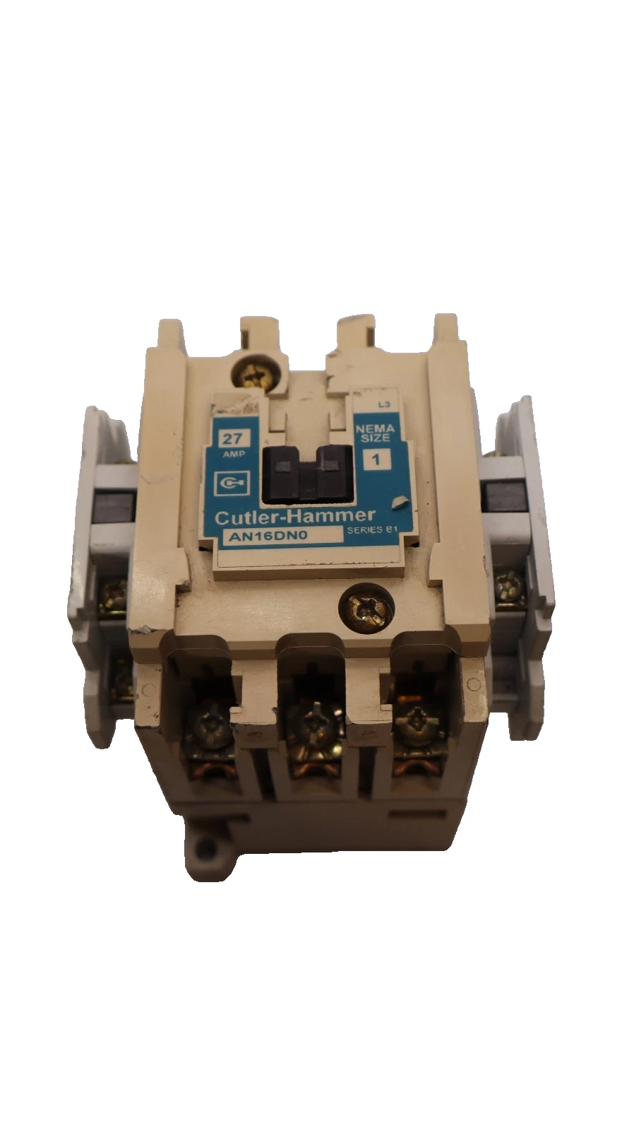 Cutler-Hammer Eaton Contactor AN16DN0 Size Sz 1 600V 27A 27 Amp 120v coil 3P