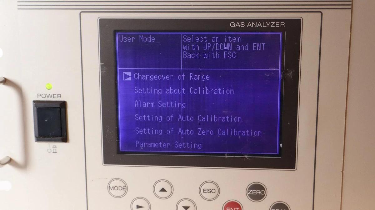 Used Yokogawa IR200-FNGKRTNNNN-4RE , Model IR200 100-240Vac Infrared Gas Analyzer
