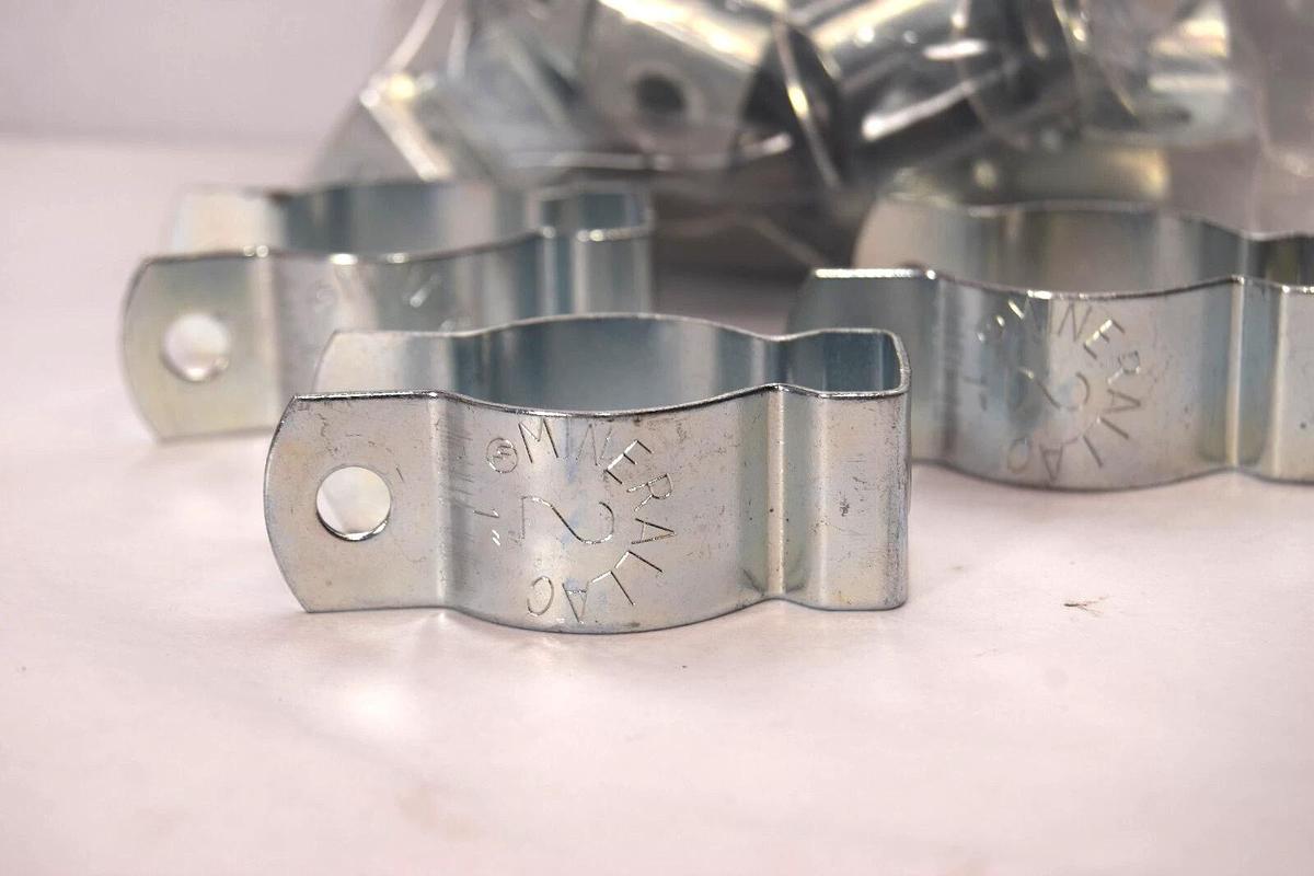 (Lot of 15) MINERALLAC 2 #2 1"  Steel Conduit Hanger NEW