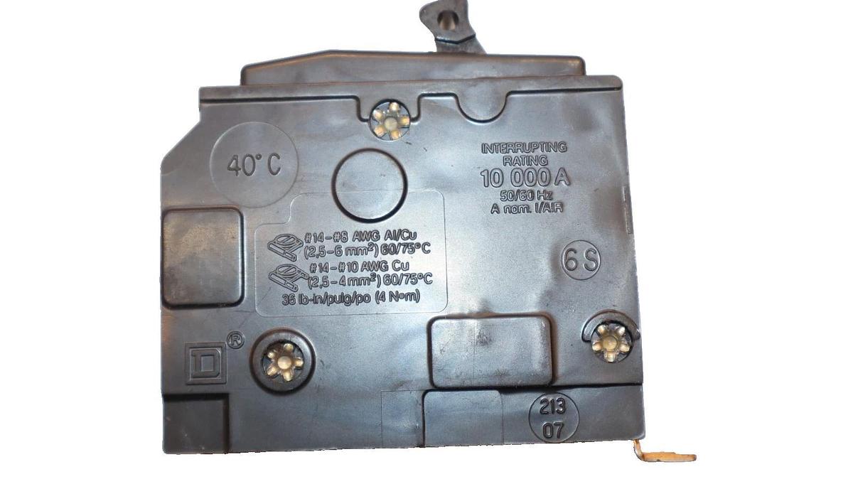 Used Square D Tipo/Q0B 2Pole 20A Amp Circuit Breaker (Lot of 3)