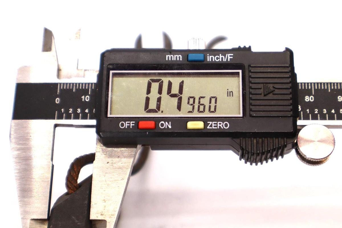 Caremco AC2 1-5/8" x 1/2" , 1.6190" x 0.4960" Carbon Brush (New)