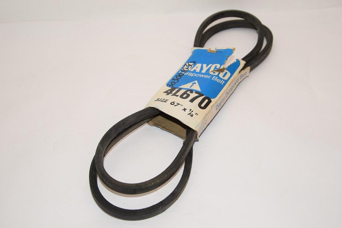 DAYCO Durapower Belt V-Belt 4L670 67" x 1/2" Made in USA (NEW)