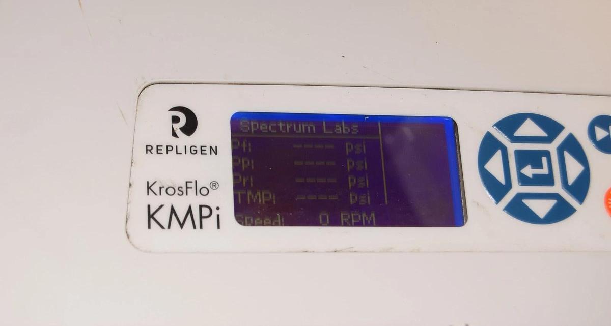 Used Repligen KrosFlo KMPi Flow Filtration System SYM3-U40 3001822 900-2485 115v