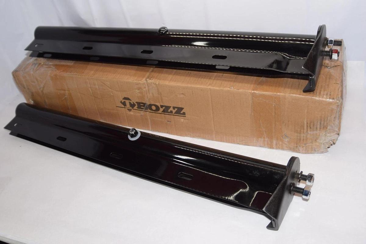 (NEW) BOZZ X002BM63VB Black 2 Bolt 30" Mudflap Hanger