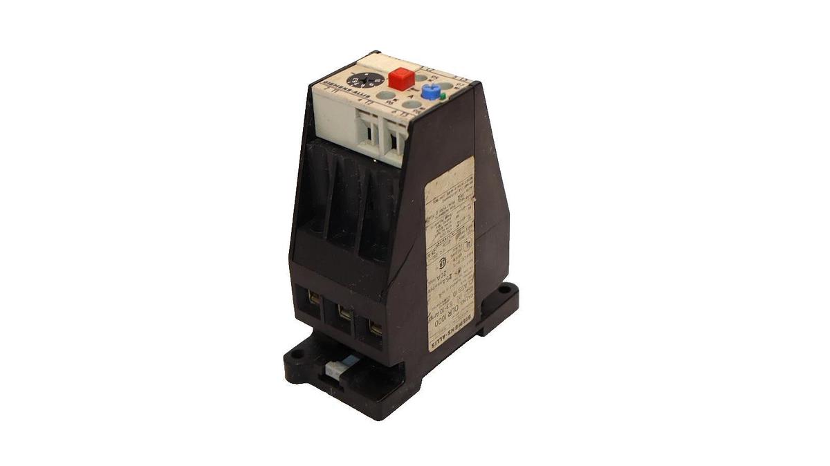 Used Siemens - Allis OLR 1000 , OLR1000 6.3-10A Amp Overload Relay *Cracked*