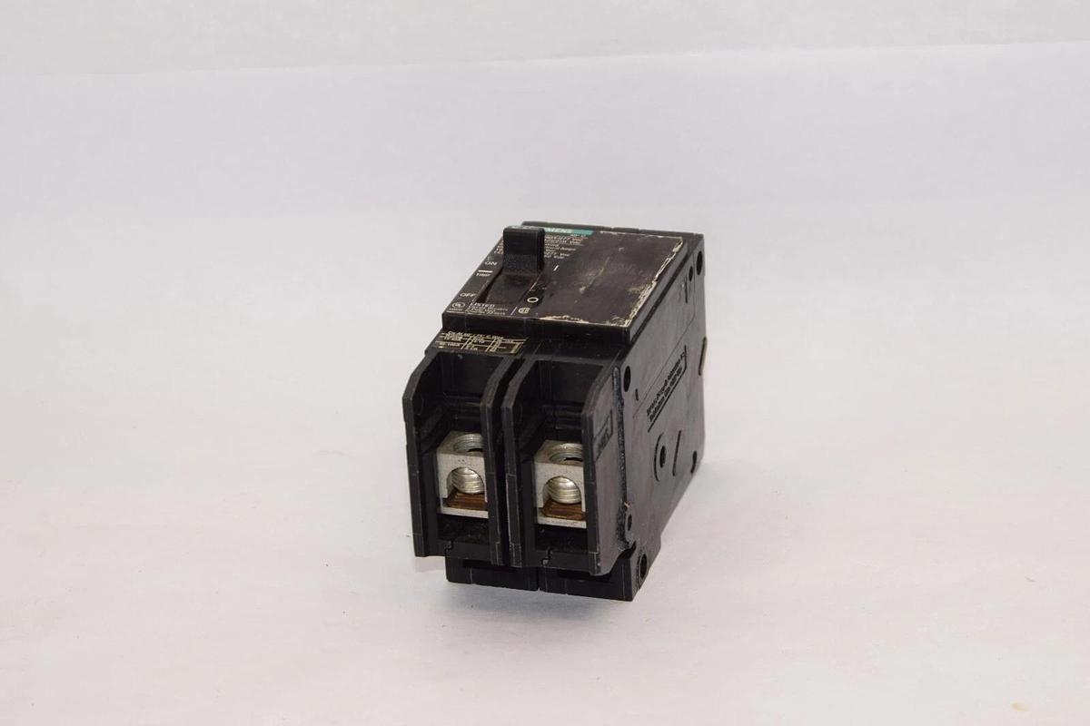 Used SIEMENS BQD 60A 60 Amp 2Pole Bolt-On Circuit Breaker
