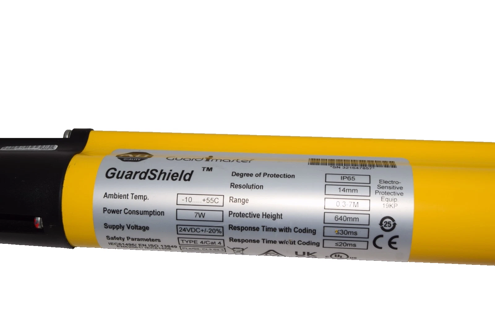 Used Allen Bradley Guardmaster AB Safety light curtain 440L-R4J0640YD Reciever