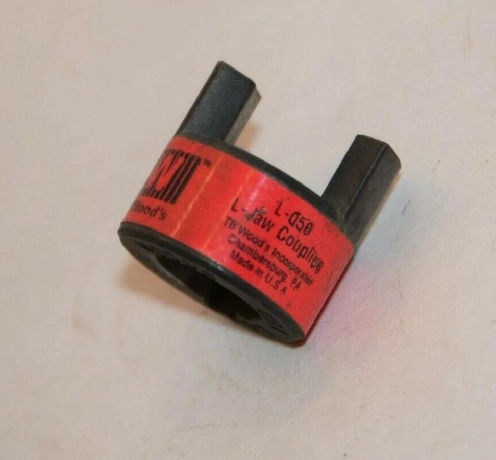(NEW - Lot of 2) TB WOODS USA L-050 L05058 5/8" Bore L-Jaw Coupling