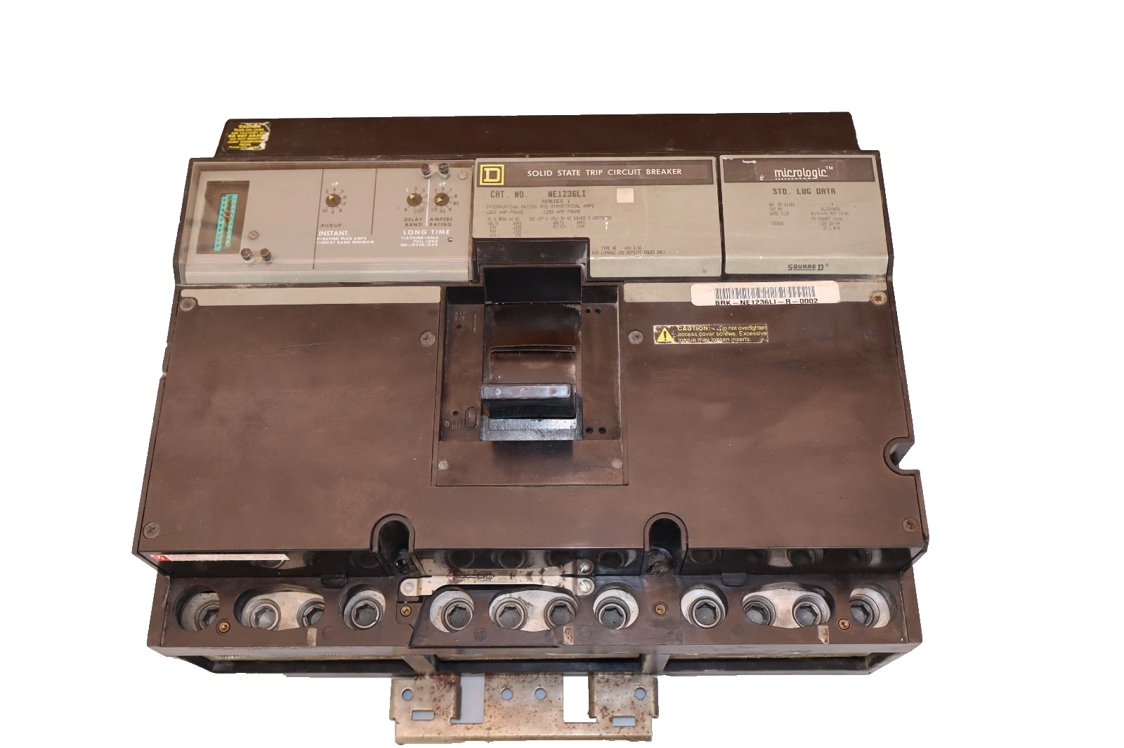 Refurbished Square D Breaker NE1236LI 1250A Frame Micrologic Series 1200A AMP