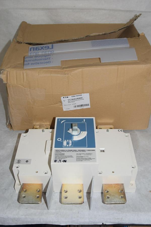 (New) Eaton YC362US800 R9G3800U / C362US800 800amp 3pole G frame rotary switch
