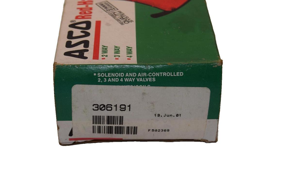 Asco Red-Hat Valves 306191 Solenoid Valve Rebuild Kit (New)