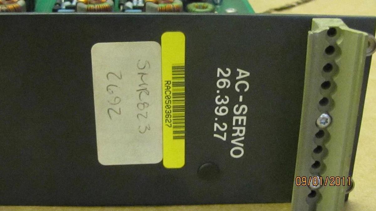 Used SIEB & MEYER AC SERVO MODULE DRIVE 26.39.27 263927