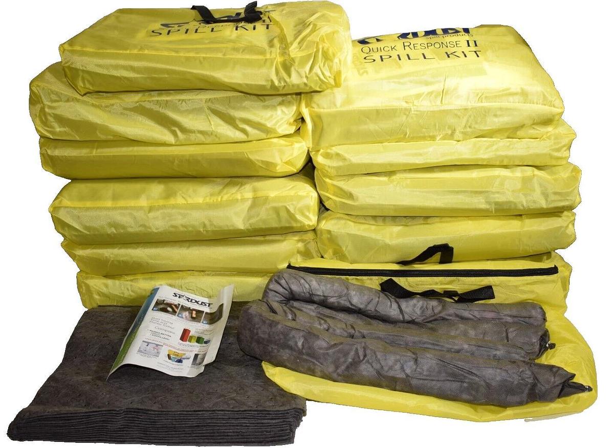 (Box of 12) StarDust Quick Response II Universal Spill Kit B09DL19WG2 (NEW)