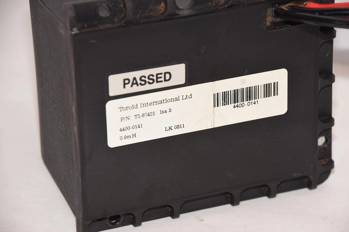 Used TOROID INTERNATIONAL LTD TI-67421 , TI67421 , 4400-0141 0.9mH Transformer