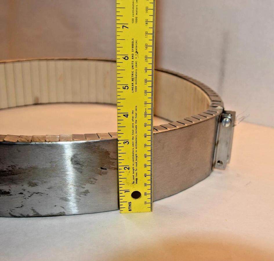 Omega Band Heater, 13" X 4" 571334 D/S 4000W 230V  4000 w pipe tank heater