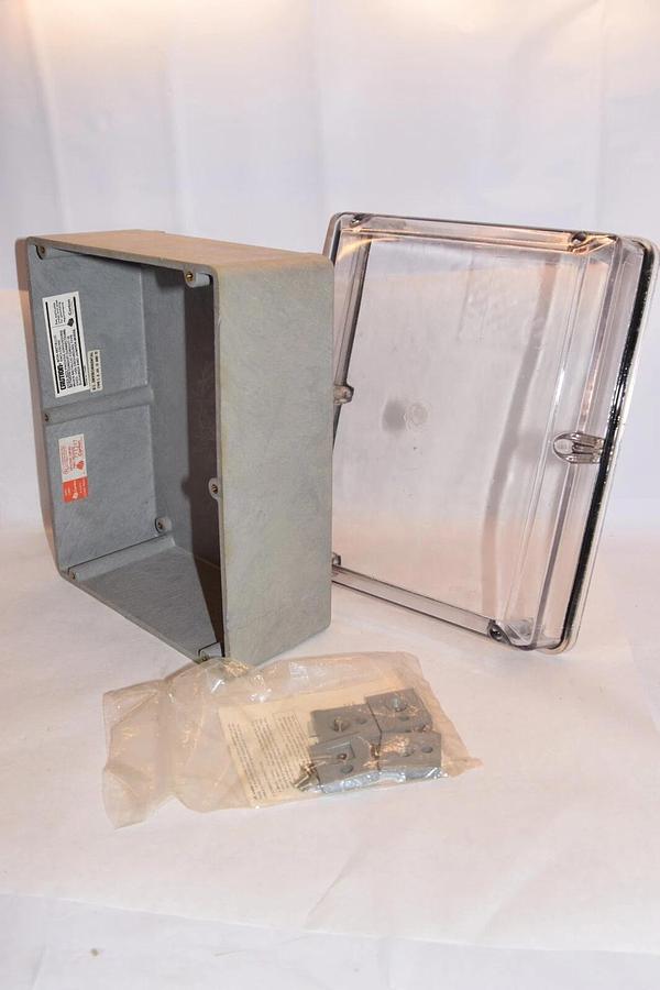 (NEW) CARLON CS12106 12"x10"x4.5" F773397 Control Panel Enclosure W/Clear Cover