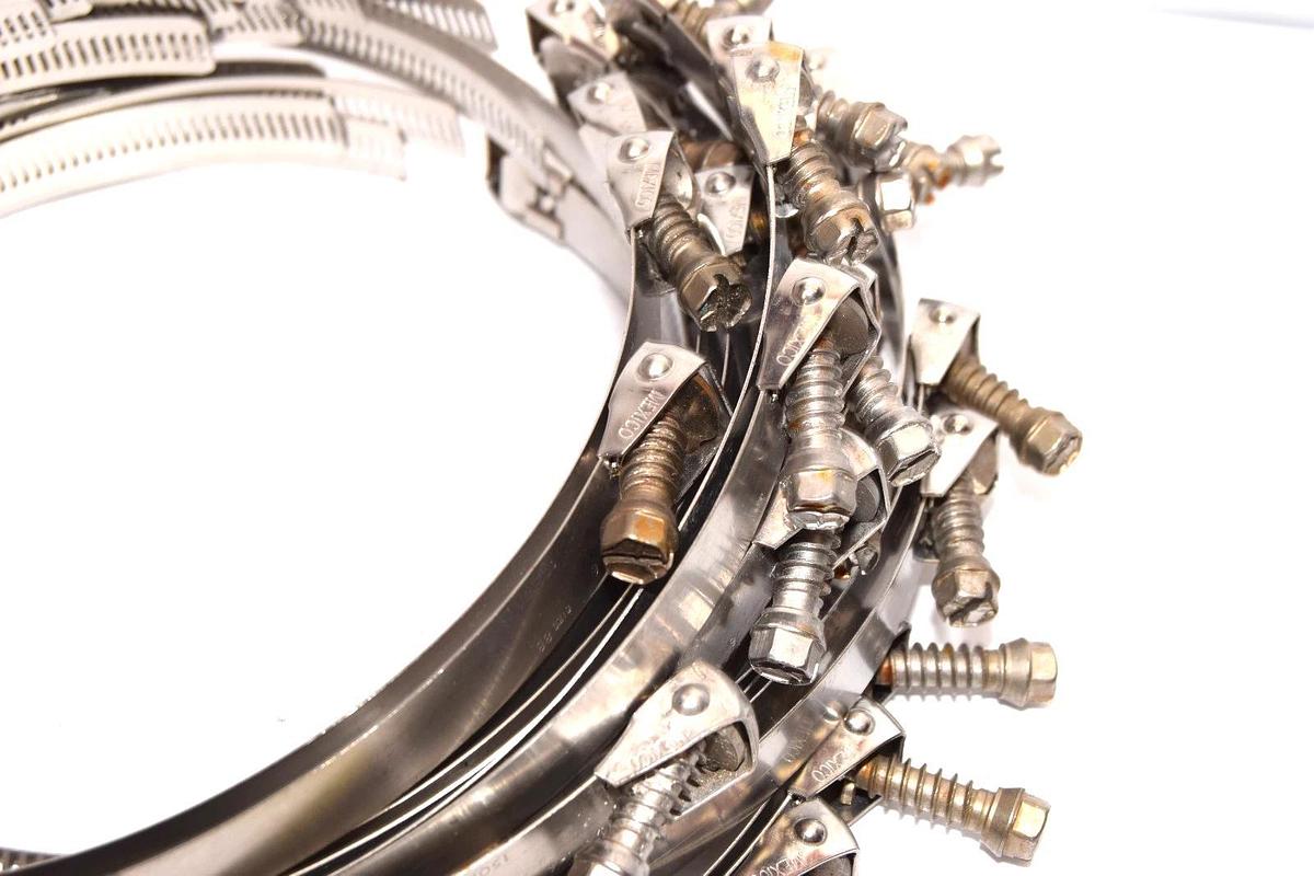 Used Ideal Snaplock Size 88 , 150mm Stainless Steel Hose Clamp (Lot of 31)