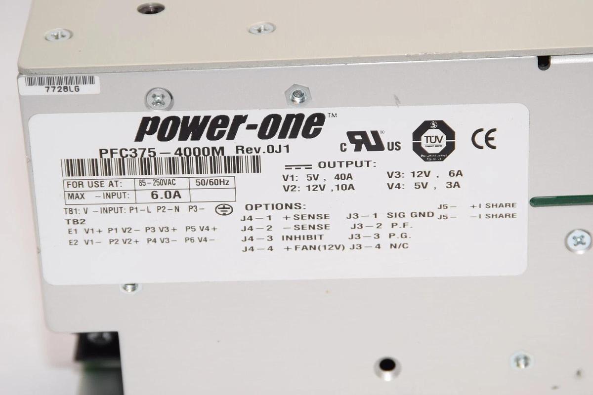 Power-One Power One PFC375-4000M Rev 0J1 Power Supply (NEW)