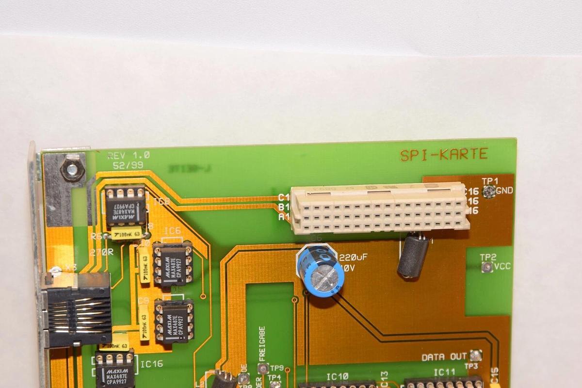 Used RHODE & SCHWARZ SPI-KARTE Rev 1.0 0899A Cy7C133 Dual Ported Ram Circuit Board