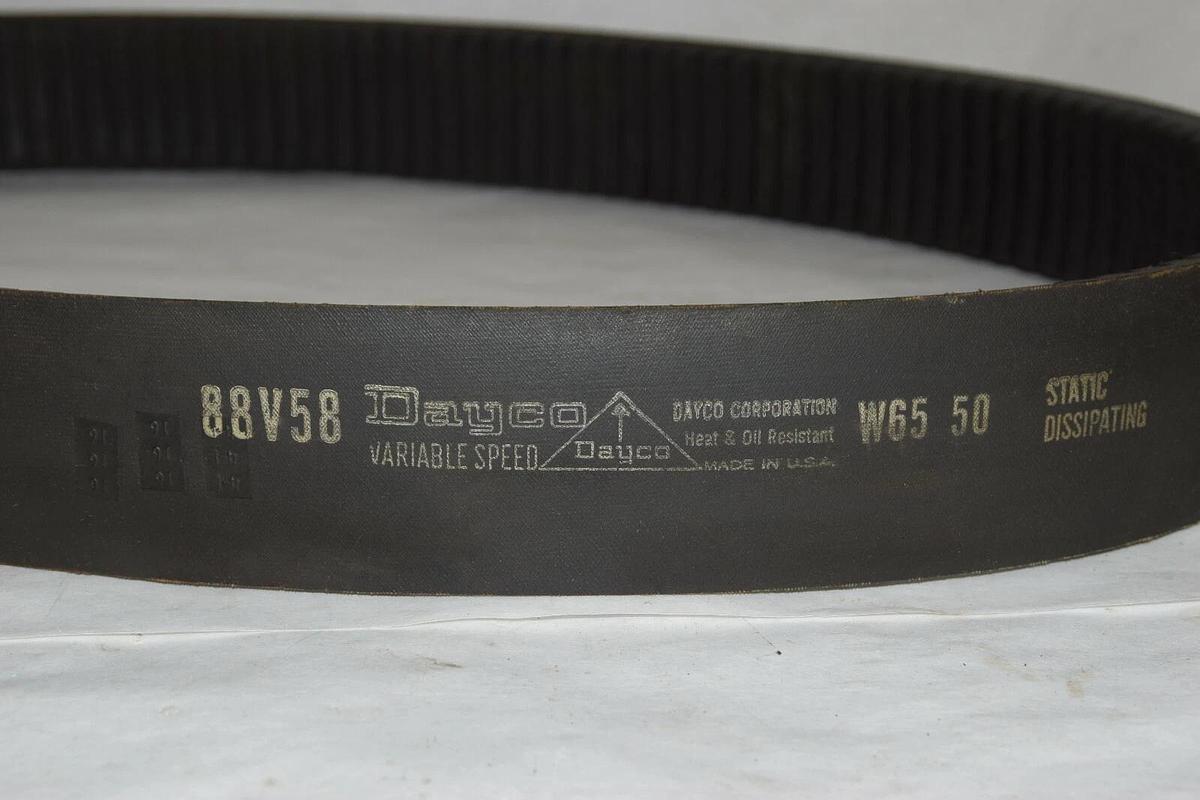 New Dayco 88V58 Variable Speed Belt W65 50 Static Dissipating V-Belt 88V 58 Belt