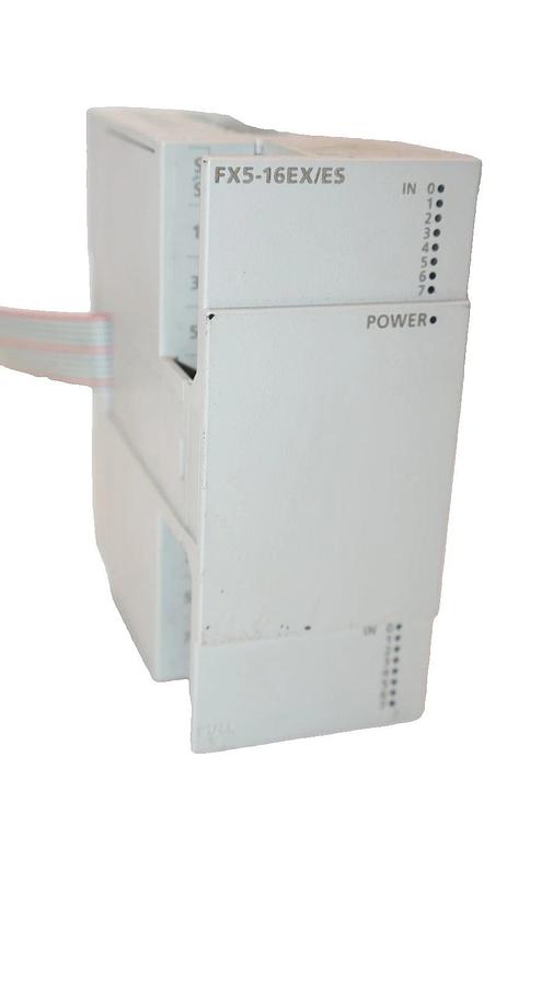 Used MITSUBISHI ELECTRIC FX5-16EX/ES , FX516EXES 24Vdc 4mA Programmable Controller