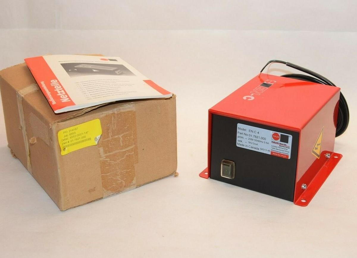 (NEW) HAUG EN-C 4 01.7821.000 230V 50/60Hz 0.5A Power Supply