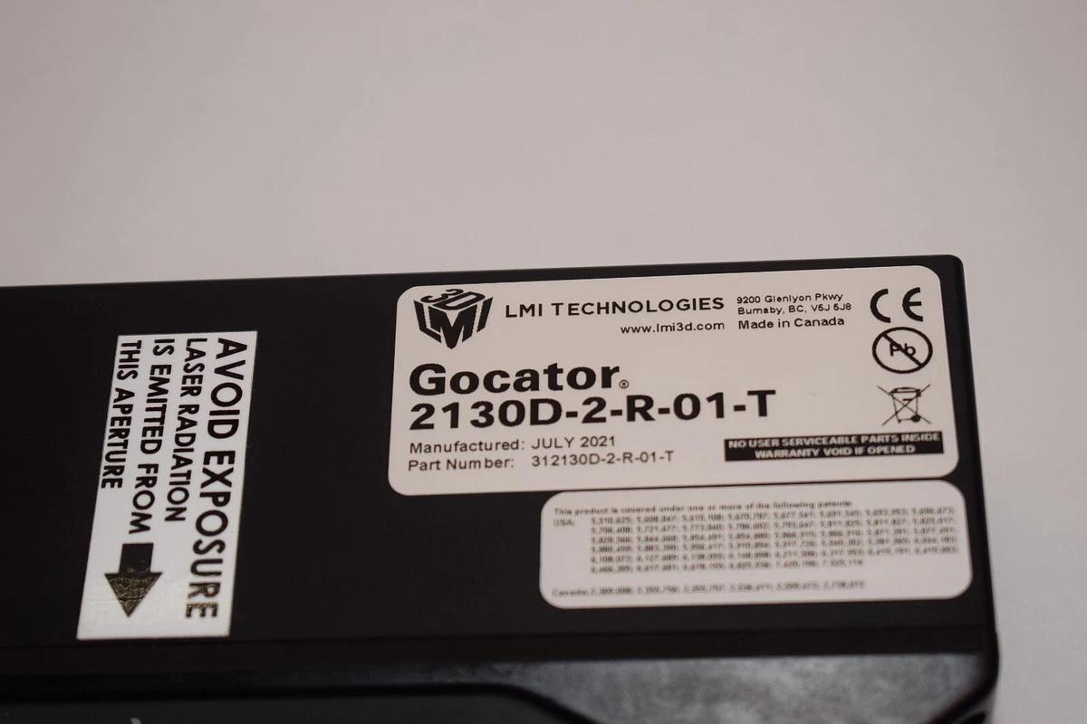 LMI Technologies Gocator 3D Laser Sensor 2130D-2-R-01-T 312130D-2-R-01-T (NEW)
