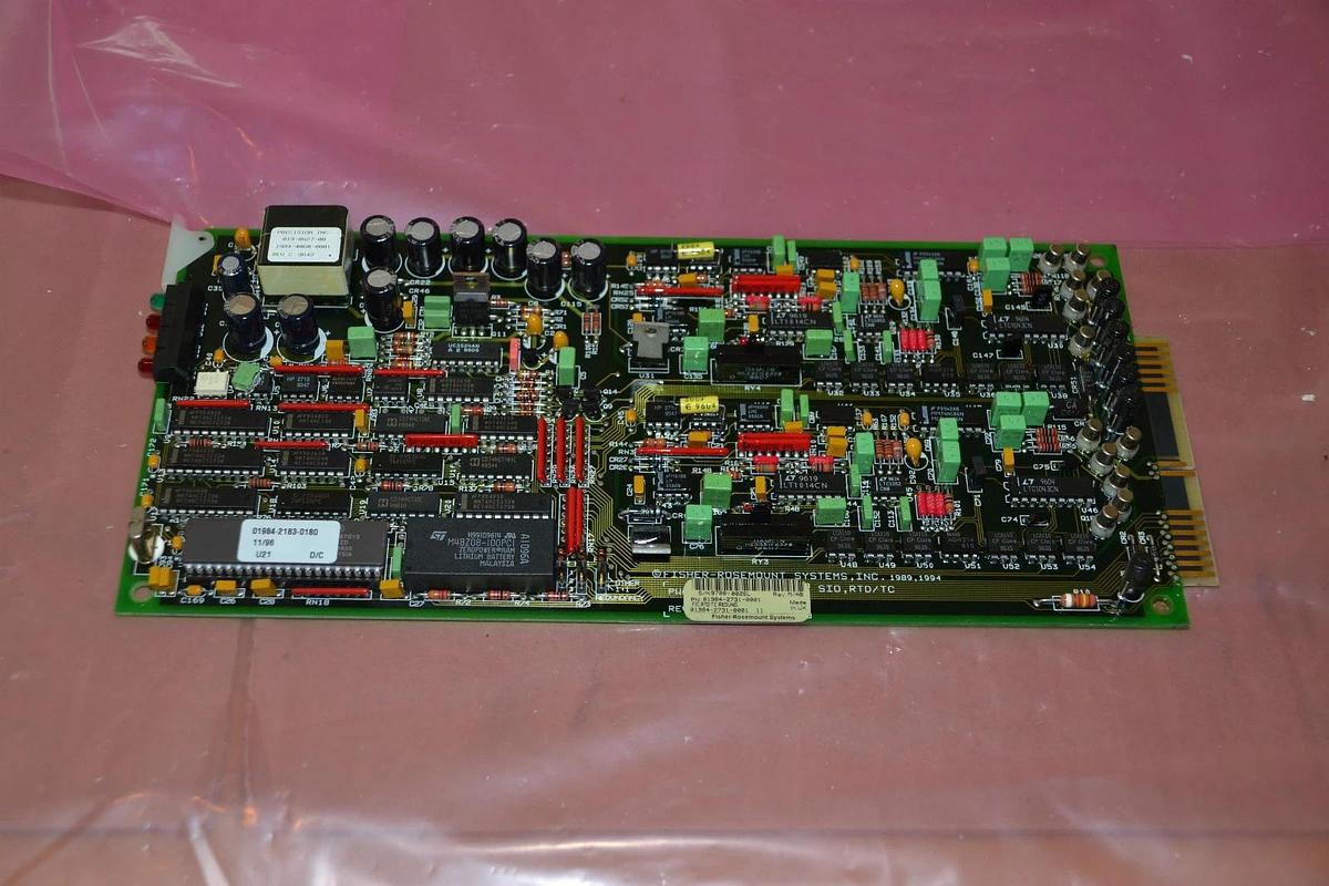 Used FISHER ROSEMOUNT CIRCUIT BOARD 01984-2731-0001 01984 2731 REV. M/AB 9708-0026L