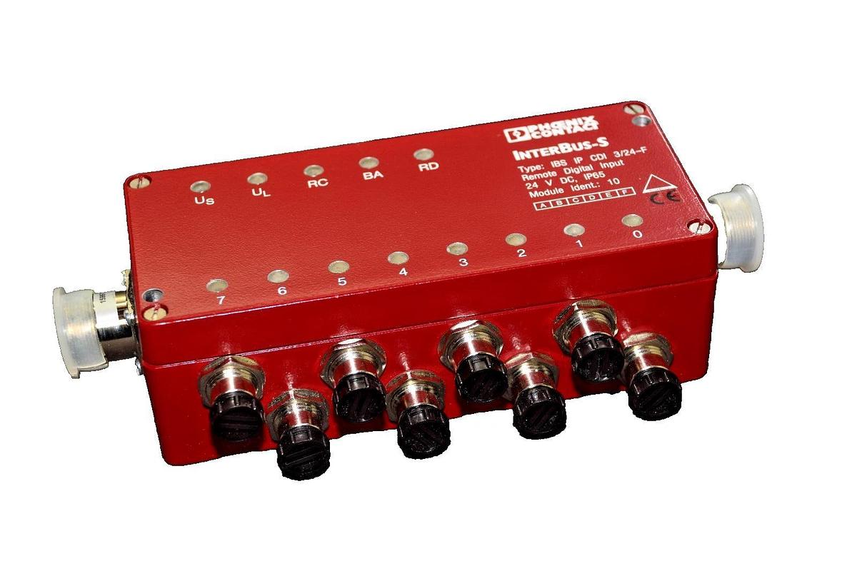 PHOENIX CONTACT IBS IP CDI 3/24-F INTERBUS-S REMOTE MODULE (NEW)